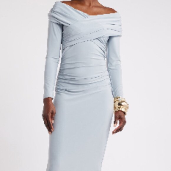 Nordstrom Formal Dress XL Dusty Blue - Picture 1 of 3